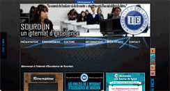 Desktop Screenshot of internat-sourdun.fr