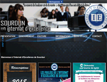 Tablet Screenshot of internat-sourdun.fr